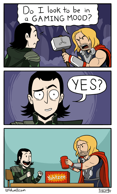 Loki wanted to play Connect Thor